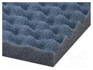Sound absorbing sponge; 1000x500x30mm; perforated BASSER