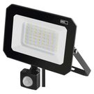 LED floodlight SIMPO with motion sensor, 50 W, black, neutral white, EMOS