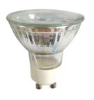 LED lamp GU10 230V 5W 450lm neutral white 4000K, glass, LED line