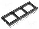 Socket: integrated circuits; DIP40; Pitch: 2.54mm; precision; SMT CONNFLY