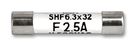 FUSE, CARTRIDGE, 6.3A, FAST ACTING