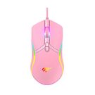 Gaming mouse Havit MS1026 RGB 1000-6400 DPI (pink), Havit