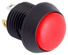 PUSHBUTTON SWITCH, SPST-NO, RED