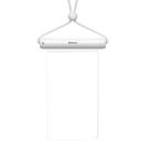 Baseus Cylinder Slide-cover waterproof smartphone bag (white), Baseus