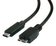 USB CABLE, 3.1 TYPE C-MICRO B PLUG, 1M