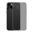 Baseus Frosted Glass Case for iPhone 13 (black) + tempered glass, Baseus