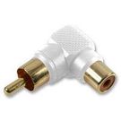 RCA Adapter 90 Degree          Gold Wht