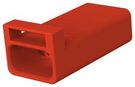 RECEPTACLE HOUSING, 2POS, PBT, RED