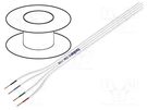 Wire: assembly; 4x0.22mm2; stranded; Ext.dimensions: 2.5x10mm TASKER
