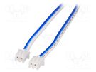 Cable; both sides,XHP-2; blue/white; 3m BQ CABLE