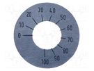 Scale; Range: 0 ÷ 100,270°; Ø26mm; Øhole: 10mm MENTOR