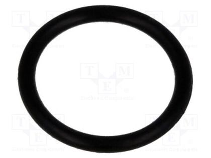 O-ring gasket; NBR rubber; Thk: 1mm; Øint: 7.9mm; black FIX&FASTEN FIX-OR-7.9