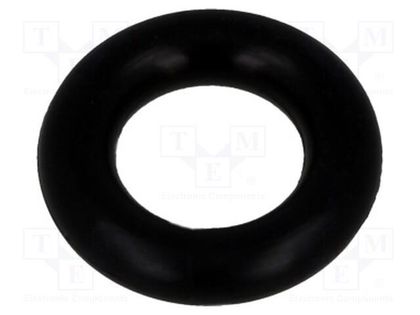 O-ring gasket; NBR rubber; Thk: 2.6mm; Øint: 6mm; black FIX&FASTEN FIX-OR-6
