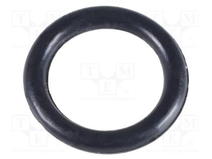 O-ring gasket; NBR rubber; Thk: 1mm; Øint: 5mm; black FIX&FASTEN FIX-OR-5