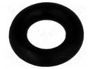O-ring gasket; NBR rubber; Thk: 1.78mm; Øint: 3.6mm; black FIX&FASTEN