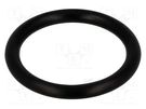 O-ring gasket; NBR rubber; Thk: 3mm; Øint: 21.3mm; black FIX&FASTEN