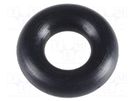 O-ring gasket; NBR rubber; Thk: 1.78mm; Øint: 2.9mm; black FIX&FASTEN