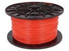 Filament: PLA; Ø: 1.75mm; red; 200÷235°C; 1kg DEVIL DESIGN