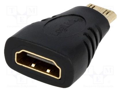 Adapter; HDMI socket,mini HDMI plug; black LOGILINK AH0009