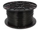 Filament: PLA; Ø: 1.75mm; black; 200÷235°C; 1kg DEVIL DESIGN