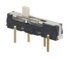 SLIDE SWITCH, SP3T, 0.1A, 12VDC, TH