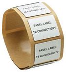 LABEL, POLYESTER, WHITE, 18MM X 35MM