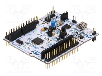Dev.kit: STM32; STM32F103RBT6; Add-on connectors: 2; base board STMicroelectronics NUCLEO-F103RB