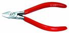 Side cutters, 120 mm, with slim pointed head, without side face, red insulation