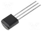 IC: temperature sensor; diode; -40÷100°C; TO92; THT; Accur: ±1°C STMicroelectronics