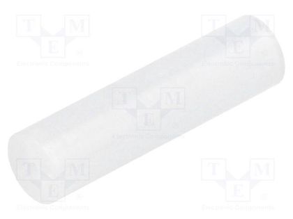 Spacer sleeve; LED; Øout: 5mm; ØLED: 5mm; L: 19mm; natural; UL94V-2 FIX&FASTEN FIX-LED-19