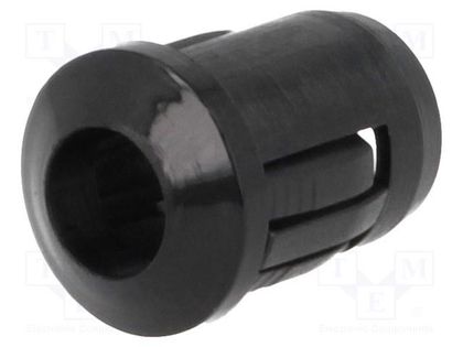LED holder; 5mm; one-piece; black; UL94V-2; L: 12.5mm FIX&FASTEN FIX-LED5-3