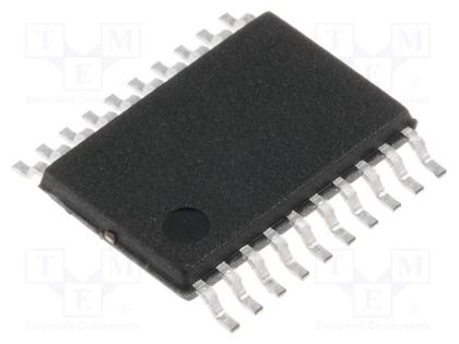 IC: AVR microcontroller; SRAM: 256B; Flash: 4kB; TSSOP20; Cmp: 1 MICROCHIP (ATMEL) ATTINY40-XU