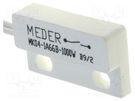 Reed switch; Pswitch: 10W; 23x13.9x5.9mm; Connection: lead 1m MEDER