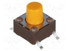 Microswitch TACT; SPST-NO; Pos: 2; 0.05A/12VDC; SMT; none; 3.2N DIPTRONICS