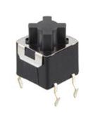 TACTILE SWITCH, 0.005A, 12VDC, TH