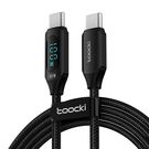 Toocki Charging Cable USB C-C, 1m, 100W (Black), Toocki