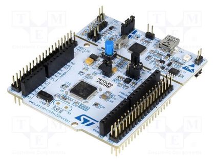 Dev.kit: STM32; STM32F401RET6; Add-on connectors: 2; base board STMicroelectronics NUCLEO-F401RE