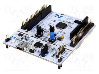 Dev.kit: STM32; STM32F302R8T6; Add-on connectors: 2; base board STMicroelectronics NUCLEO-F302R8