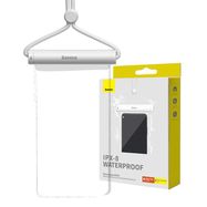 Waterproof phone case Baseus AquaGlide with Cylindrical Slide Lock (white), Baseus