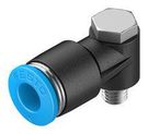 PUSH-IN L-FITTING, 6MM, M5, 12.5MM