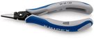 KNIPEX 34 42 130 Precision Electronics Gripping Pliers with multi-component grips burnished 130 mm