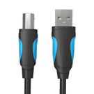 USB 2.0 A to USB-B printer cable Vention VAS-A16-B100 1m Black, Vention