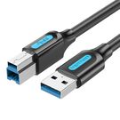 USB 3.0 A to USB-B print cable Vention COOBD 2A 0.5m Black PVC, Vention