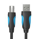 Printer cable USB 3.0 A to USB-B Vention VAS-A16-B150 1,5 m Black, Vention