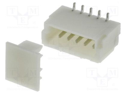 Socket; wire-board; male; 1mm; PIN: 5; SMT; 50V; 1A; tinned; 20mΩ JOINT TECH NX1001-05SMS