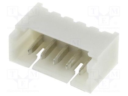 Socket; wire-board; male; 1.25mm; PIN: 6; THT; 125V; 1A; tinned JOINT TECH NX1250-06SMR