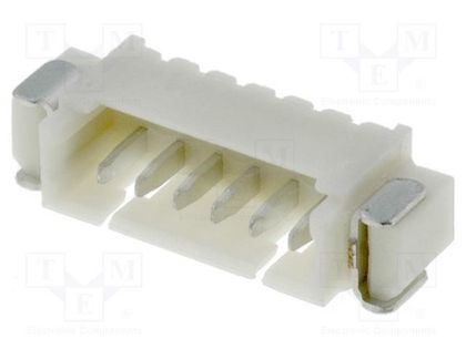 Socket; wire-board; male; 1.25mm; PIN: 6; SMT; 125V; 1A; tinned JOINT TECH NX1251-06SMR