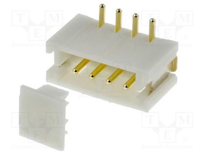 Socket; wire-board; male; 1.5mm; PIN: 4; SMT; 100V; 1A; tinned; 20mΩ JOINT TECH NX1501-04SMS