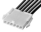 WTB CABLE, 6POS RCPT-RCPT, 150MM