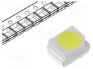 LED; SMD; 3528,PLCC2; green (fluorescent green); 6.5÷7.5lm; 120° OPTOSUPPLY